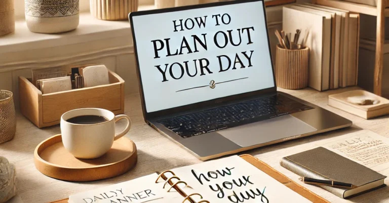 How to plan out your day